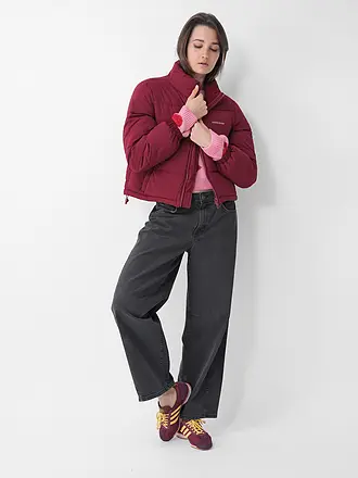 GUESS | Steppjacke Cropped Fit | dunkelrot